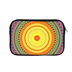 Neon Calliope Kaleidoscope Mandala Apple Macbook Pro 13  Zipper Case by CrypticFragmentsDesign