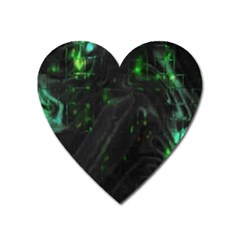 Alien2 Heart Magnet