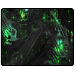 Alien2 Double Sided Fleece Blanket (medium)  by PollyParadise