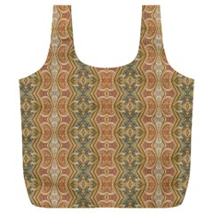 Vintage Ornate Geometric Pattern Full Print Recycle Bag (xxxl)