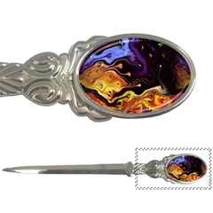 Nebula Starry Night Skies Abstract Art Letter Opener by CrypticFragmentsDesign