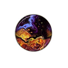 Nebula Starry Night Skies Abstract Art Hat Clip Ball Marker by CrypticFragmentsDesign