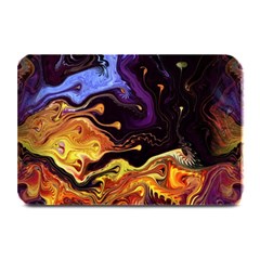 Nebula Starry Night Skies Abstract Art Plate Mats by CrypticFragmentsDesign