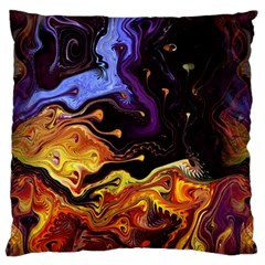 Nebula Starry Night Skies Abstract Art Standard Flano Cushion Case (two Sides) by CrypticFragmentsDesign