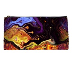 Nebula Starry Night Skies Abstract Art Pencil Case by CrypticFragmentsDesign