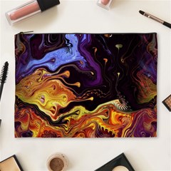 Nebula Starry Night Skies Abstract Art Cosmetic Bag (xl) by CrypticFragmentsDesign