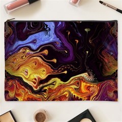 Nebula Starry Night Skies Abstract Art Cosmetic Bag (xxxl) by CrypticFragmentsDesign