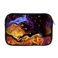 Nebula Starry Night Skies Abstract Art Apple Macbook Pro 17  Zipper Case by CrypticFragmentsDesign