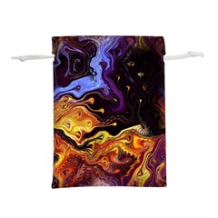 Nebula Starry Night Skies Abstract Art Lightweight Drawstring Pouch (m) by CrypticFragmentsDesign