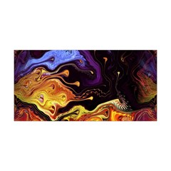 Nebula Starry Night Skies Abstract Art Yoga Headband by CrypticFragmentsDesign