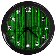 Techs Wall Clock (black) by PollyParadise