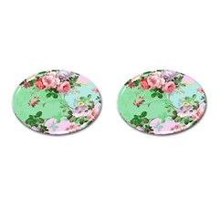 Shabbychic Cufflinks (oval) by PollyParadise