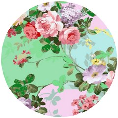 Shabbychic Wooden Puzzle Round by PollyParadise