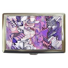 Blooming Lilacs Spring Garden Abstract Cigarette Money Case by CrypticFragmentsDesign