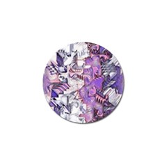 Blooming Lilacs Spring Garden Abstract Golf Ball Marker (4 Pack) by CrypticFragmentsDesign