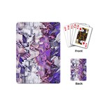 Blooming Lilacs Spring Garden Abstract Playing Cards Single Design (Mini) Back