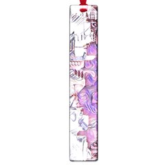 Blooming Lilacs Spring Garden Abstract Large Book Marks by CrypticFragmentsDesign