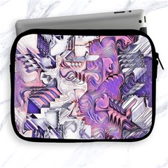 Blooming Lilacs Spring Garden Abstract Apple Ipad 2/3/4 Zipper Cases by CrypticFragmentsDesign