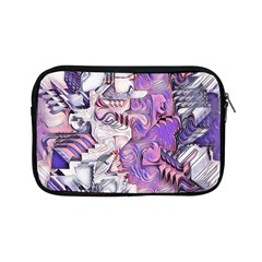 Blooming Lilacs Spring Garden Abstract Apple Ipad Mini Zipper Cases by CrypticFragmentsDesign