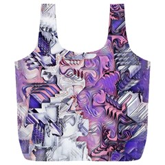 Blooming Lilacs Spring Garden Abstract Full Print Recycle Bag (xxxl) by CrypticFragmentsDesign