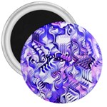 Weeping Wisteria Fantasy Gardens Pastel Abstract 3  Magnet Front