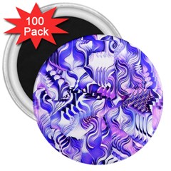 Weeping Wisteria Fantasy Gardens Pastel Abstract 3  Magnet (100 Pack) by CrypticFragmentsDesign