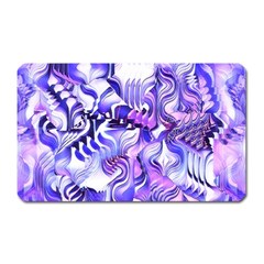 Weeping Wisteria Fantasy Gardens Pastel Abstract Magnet (rectangular) by CrypticFragmentsDesign