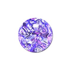 Weeping Wisteria Fantasy Gardens Pastel Abstract Golf Ball Marker (10 Pack) by CrypticFragmentsDesign