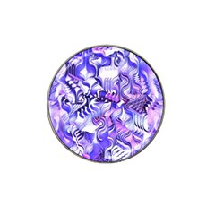 Weeping Wisteria Fantasy Gardens Pastel Abstract Hat Clip Ball Marker by CrypticFragmentsDesign