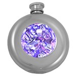 Weeping Wisteria Fantasy Gardens Pastel Abstract Hip Flask (5 oz) Front