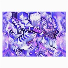 Weeping Wisteria Fantasy Gardens Pastel Abstract Large Glasses Cloth by CrypticFragmentsDesign