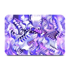 Weeping Wisteria Fantasy Gardens Pastel Abstract Plate Mat by CrypticFragmentsDesign