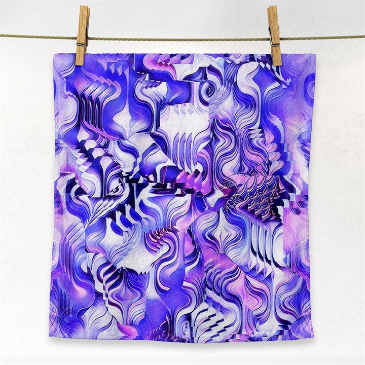 Weeping Wisteria Fantasy Gardens Pastel Abstract Face Towel