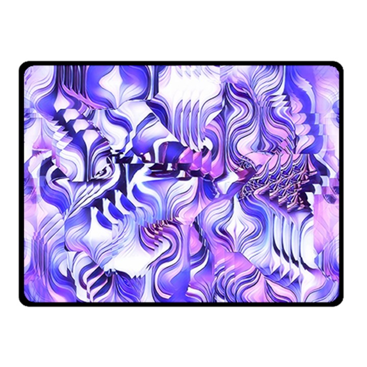 Weeping Wisteria Fantasy Gardens Pastel Abstract Fleece Blanket (Small)