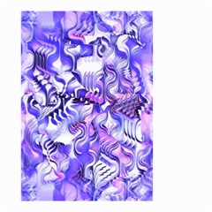 Weeping Wisteria Fantasy Gardens Pastel Abstract Small Garden Flag (two Sides) by CrypticFragmentsDesign