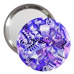 Weeping Wisteria Fantasy Gardens Pastel Abstract 3  Handbag Mirror Front