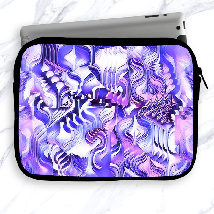 Weeping Wisteria Fantasy Gardens Pastel Abstract Apple iPad Zipper Case