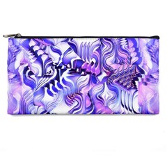 Weeping Wisteria Fantasy Gardens Pastel Abstract Pencil Case by CrypticFragmentsDesign