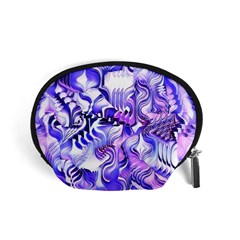 Weeping Wisteria Fantasy Gardens Pastel Abstract Accessory Pouch (small) by CrypticFragmentsDesign