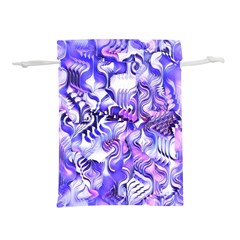 Weeping Wisteria Fantasy Gardens Pastel Abstract Lightweight Drawstring Pouch (m) by CrypticFragmentsDesign