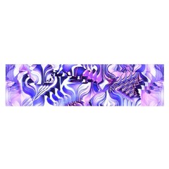 Weeping Wisteria Fantasy Gardens Pastel Abstract Satin Scarf (oblong) by CrypticFragmentsDesign