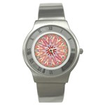 Pink Beauty 1 Stainless Steel Watch Front