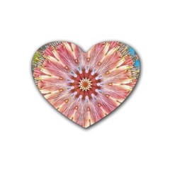 Pink Beauty 1 Heart Coaster (4 Pack)  by LW41021