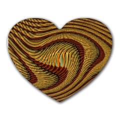 Golden Sands Heart Mousepads by LW41021