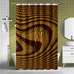 Golden Sands Shower Curtain 48  X 72  (small)  by LW41021