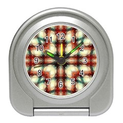 Royal Plaid  Travel Alarm Clock