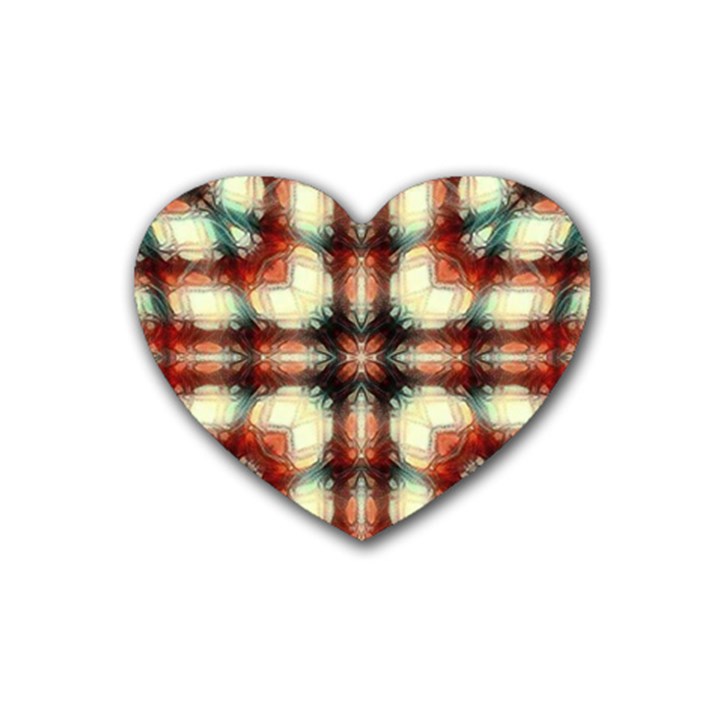 Royal Plaid  Heart Coaster (4 pack) 