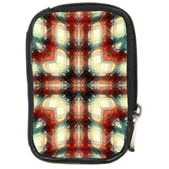 Royal Plaid  Compact Camera Leather Case by LW41021