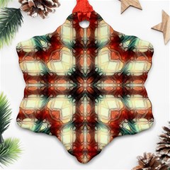 Royal Plaid  Ornament (snowflake) by LW41021