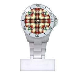 Royal Plaid  Plastic Nurses Watch by LW41021